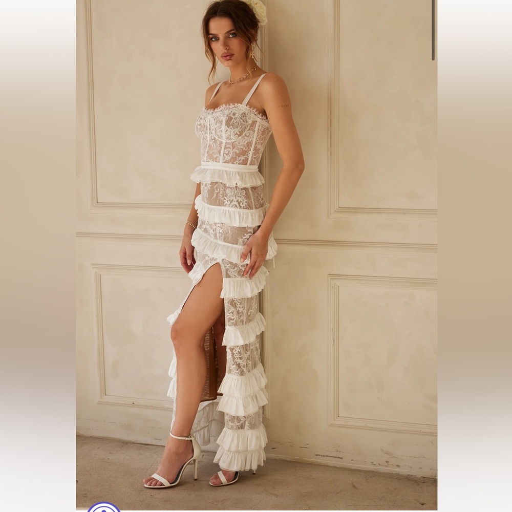 Cassia dress V Chapman White